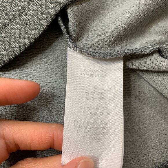 Travis Mathew Polo Shirt Men XL Extra Large Graphite Grey Weave Performance Golf - Picture 6 of 9